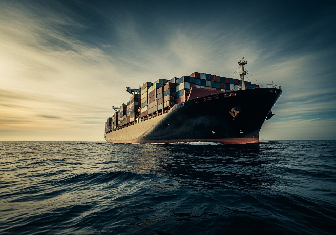 Marine cargo ship